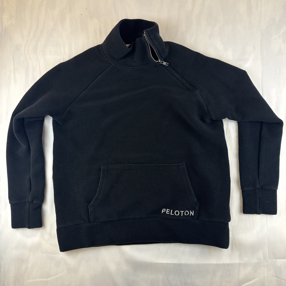 Peloton Sweater Womens Size Small Black Long sleeve Pullover‎